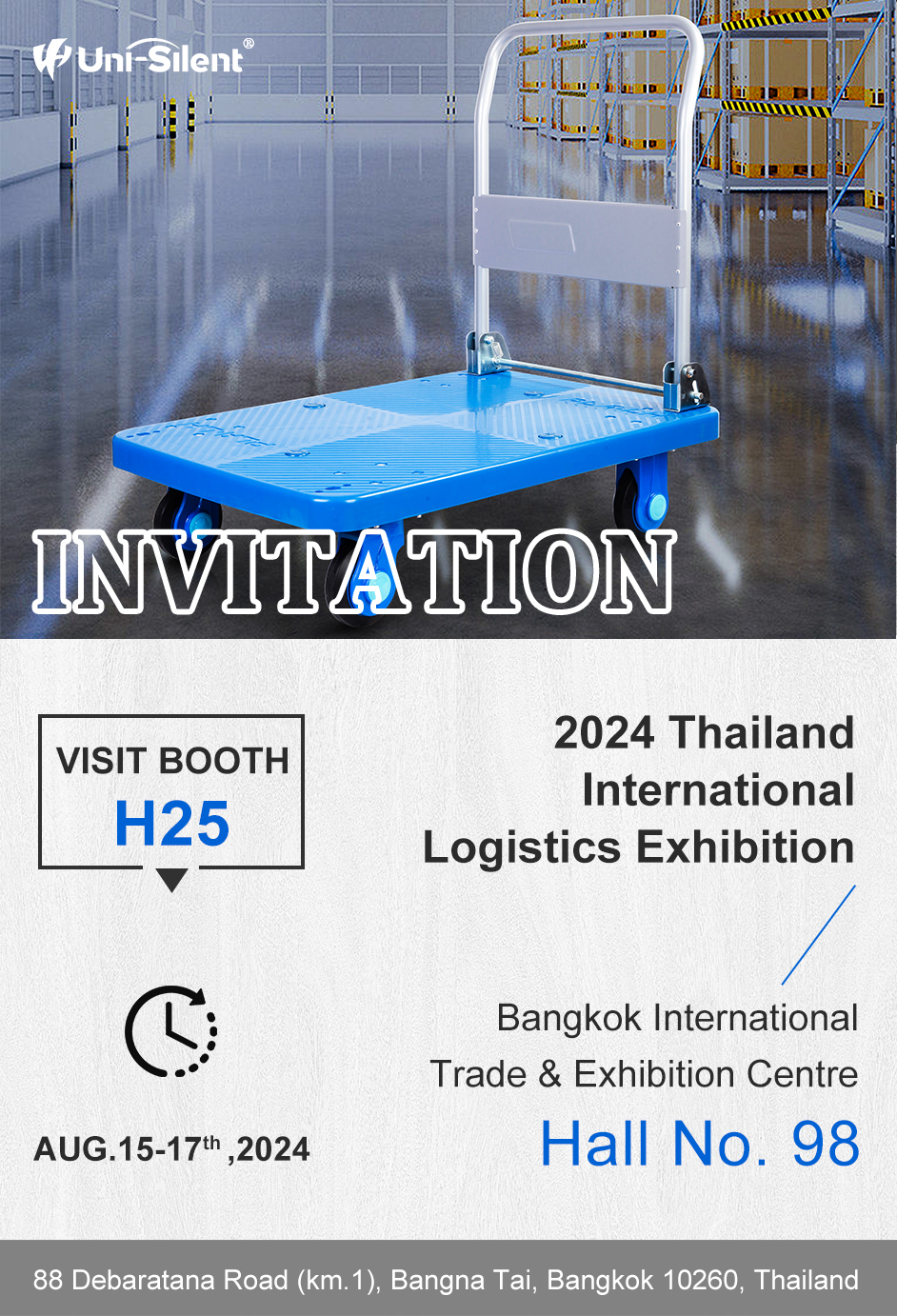 Shanghai Lianhe a participé au 17e Salon international de la logistique de Thaïlande 2024