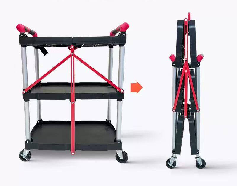 Uni-Silent Folding Tool Cart Selling Points